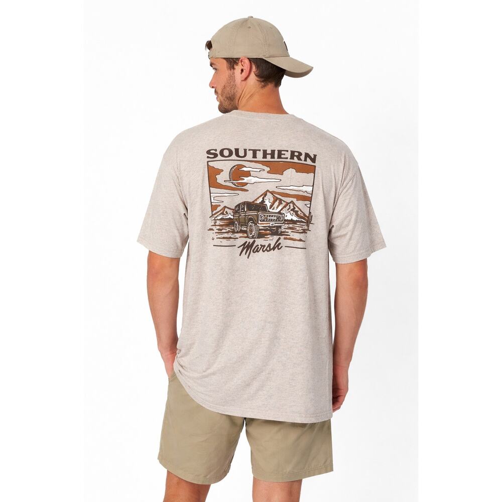 Southern Marsh High Desert Rodeo Tee 2XL‎ Beige Off Roading Graphic T-Shirt